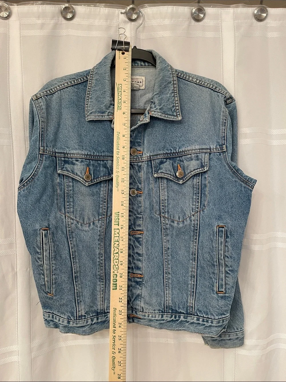 Arizona Jean Company Light Blue Denim Jacket - Picture 12 of 12